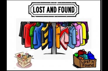 Please come and grab your lost and found items today!
