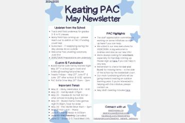 PAC May Newsletter