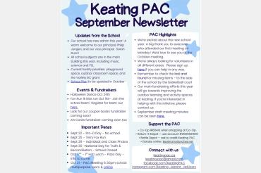PAC September Newsletter