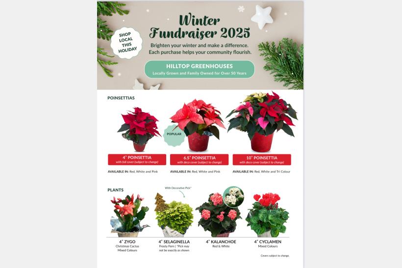 Poinsettia Fundraiser
