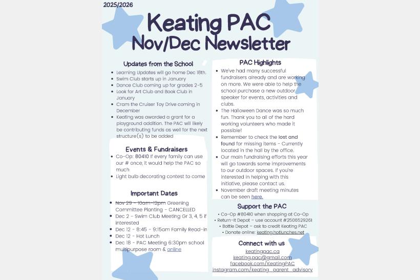 PAC Newletter