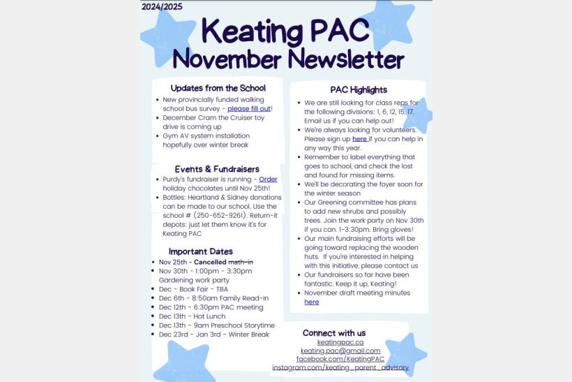 November newsletter